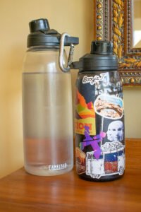 van life tips water bottles