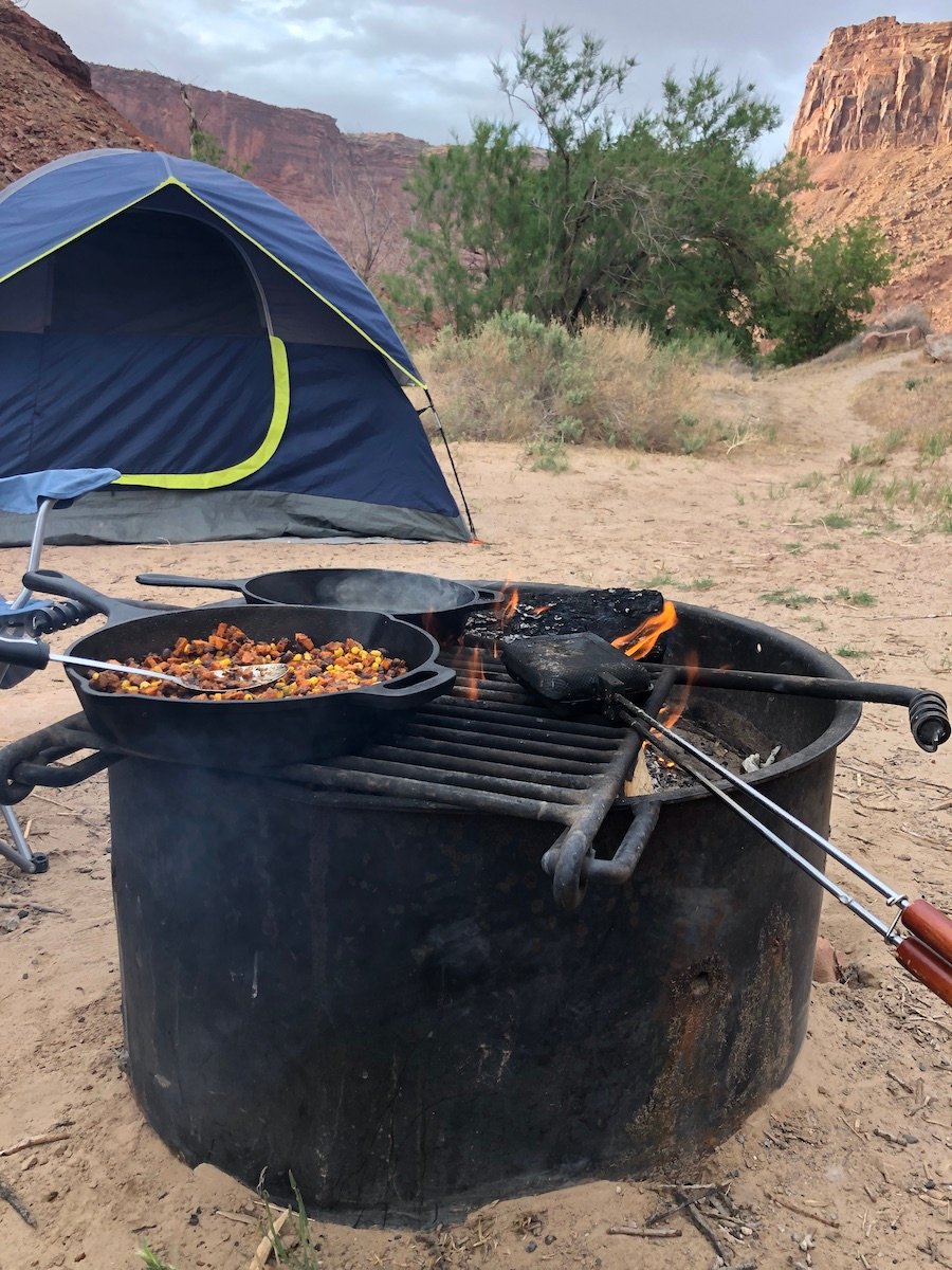 Moab, Utah camping