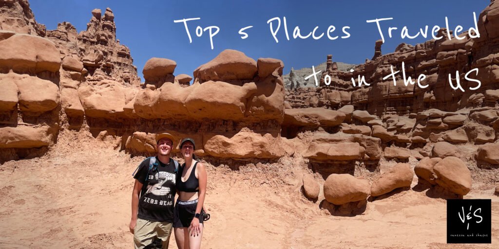 top five places traveled to in the US